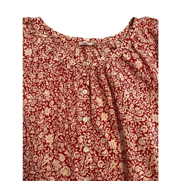 Faherty Carmen Midi Dress size S in Tandoori Floral - Picture 11 of 11